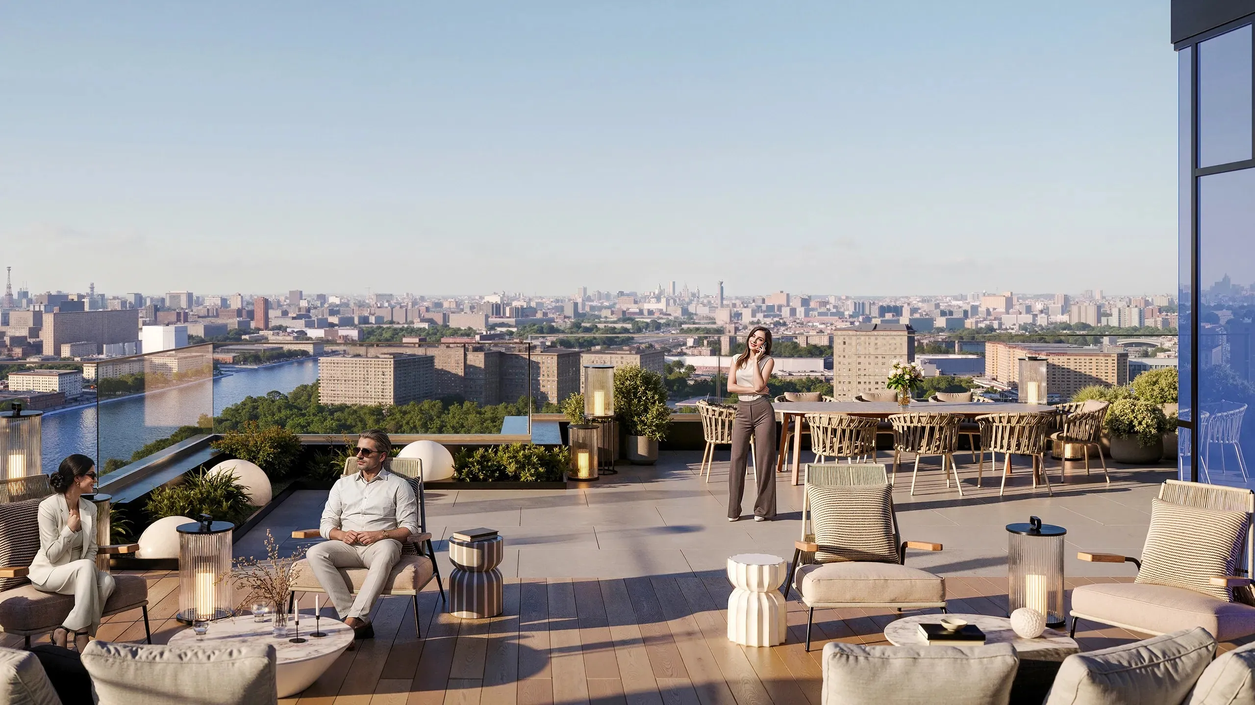Терраса Sky Lounge для резидентов