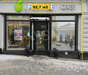 ПСН, 92,70 м², 1-ая линия , Витрины, Трафик, 80 кВт