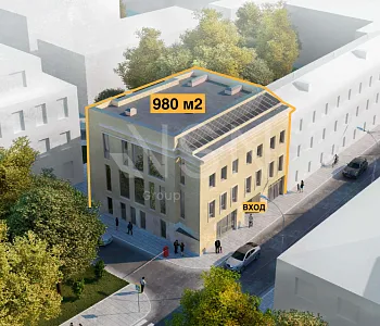 Здание, 980,00 м², 1-ая линия , Витрины, Трафик, 130 кВт