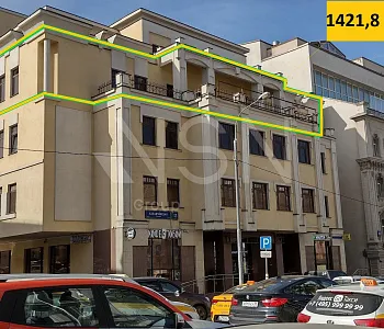 Офис, 1 166,40 м², Витрины , 1-ая линия, 200 кВт
