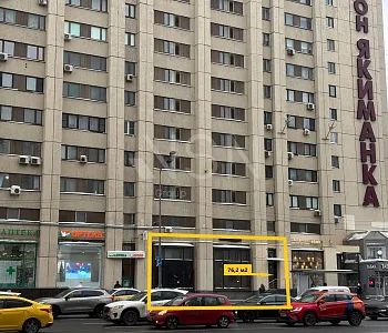 ПСН, 76,20 м², Трафик , 1-ая линия, Витрины, 70 кВт