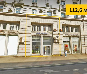 ПСН, 112,60 м², 1-ая линия , Витрины, 25 кВт