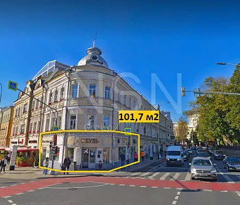 101,7 м2, витрины, трафик, м. Кропоткинская