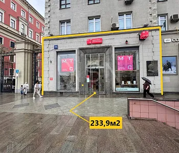 233,9м2, ВИТРИНЫ, ТРАФИК.