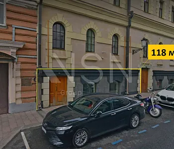 118 м2, трафик, м. Трубная