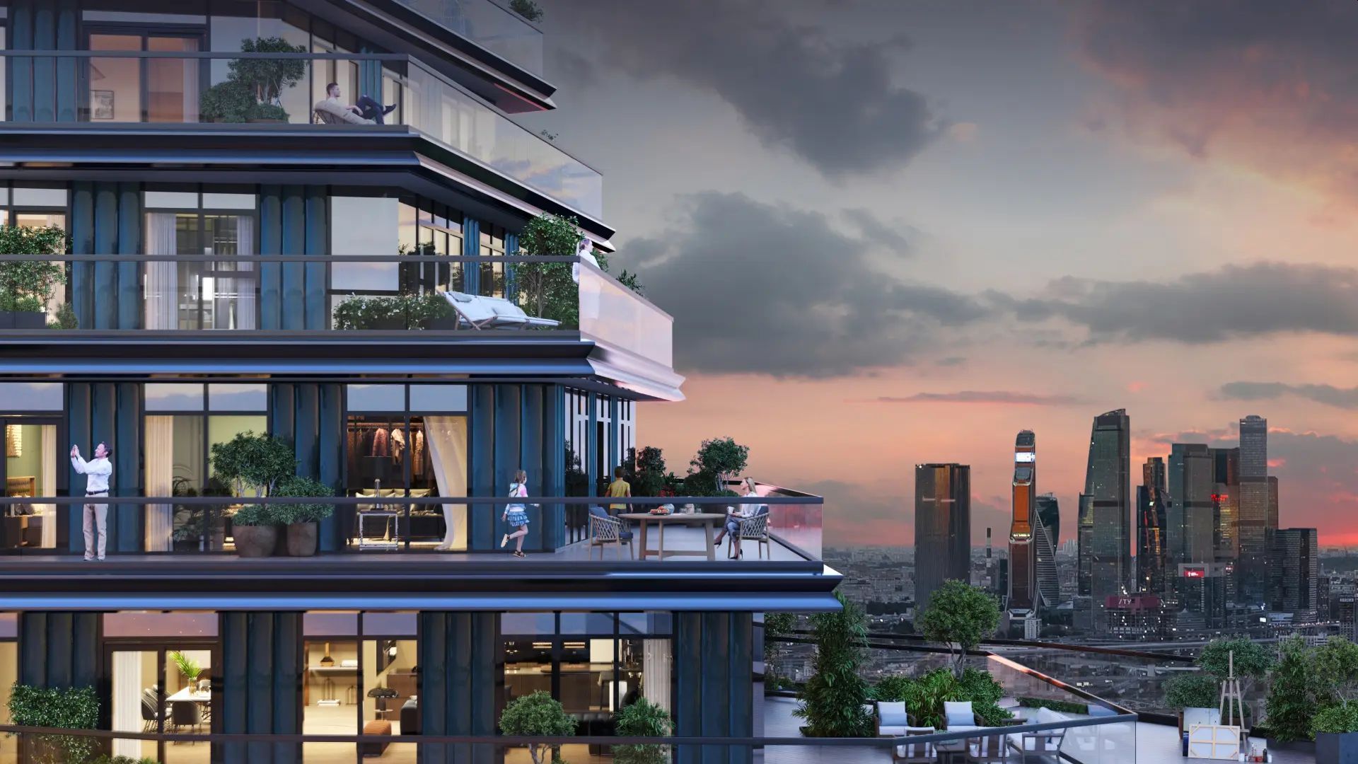 Просторные квартиры с террасами JOIS