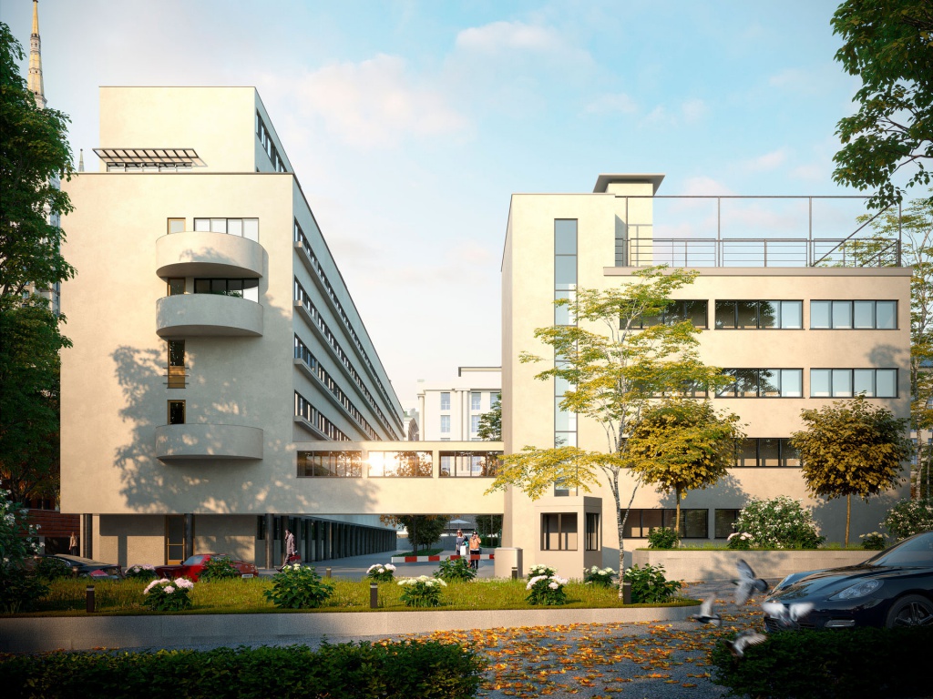 Дом Наркомфина в реализации VSN Realty Дом Наркомфина в реализации VSN Realty