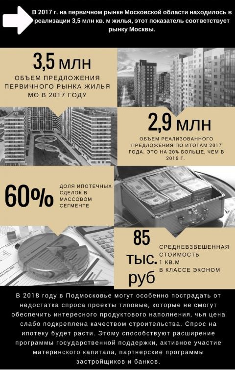 Подмосковье. Итоги 2017 года и перспективы дальнейшего развития