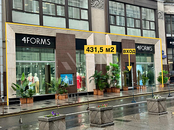 ПСН, 431,50 м², 1-ая линия , Витрины, Трафик, 90 кВт