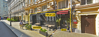 ПСН, 169,50 м², 1-ая линия , Витрины, Трафик, 50 кВт