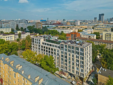 фото ЖК «Residence Hall Шаболовский» (Резиденс Холл) отчет со стройки за Август 2022 №1