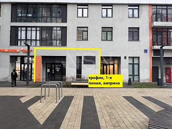 ПСН, 52,00 м², 1-й этаж , Трафик, Витрины, 20 кВт