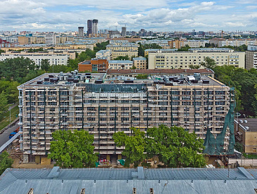 фото ЖК «Residence Hall Шаболовский» (Резиденс Холл) отчет со стройки за Июль 2022 №3