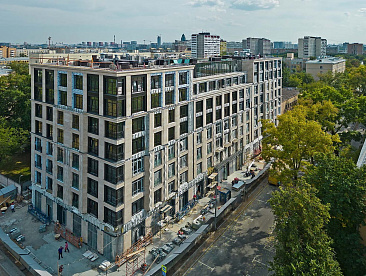 фото ЖК «Residence Hall Шаболовский» (Резиденс Холл) отчет со стройки за Август 2022 №3