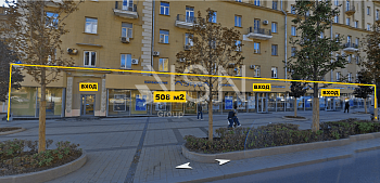 ПСН, 508,00 м², 1-ая линия , Витрины, Трафик, 20 кВт
