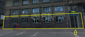 ПСН, 247,00 м², 1-й этаж , 1-ая линия, Витрины, 200 кВт