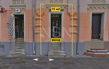 ПСН, 75,00 м², 1-ая линия , Витрины, Трафик, 80 кВт