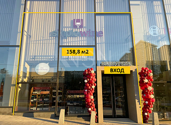 ПСН, 158,80 м², 1-ая линия , Витрины, Трафик, 90 кВт