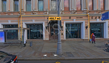 ПСН, 460,70 м², 1-ая линия , Витрины, Трафик, 130 кВт