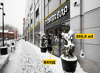 ПСН, 265,50 м², 1-ая линия , Витрины, 80 кВт