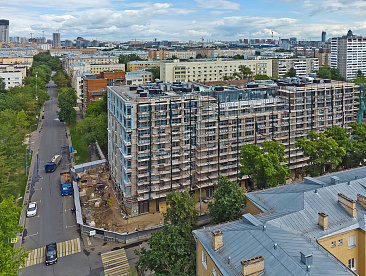 фото ЖК «Residence Hall Шаболовский» (Резиденс Холл) отчет со стройки за Июль 2022 №1