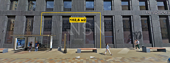 ПСН, 102,60 м², 1-й этаж , Витрины, Трафик, 40 кВт