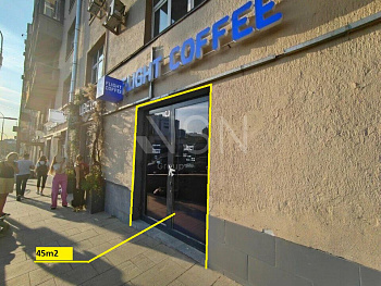 ПСН, 45,00 м², 1-й этаж , Витрины, Отдельный вход, 15 кВт