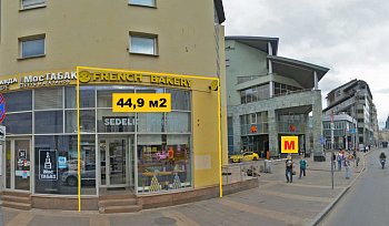 ПСН, 44,90 м², 1-ая линия , Витрины, Трафик, 15 кВт