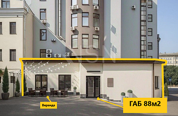 Здание, 88,00 м², Витрины , 1-й этаж, 15 кВт