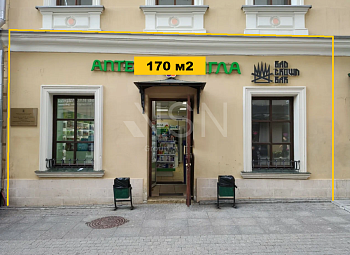 ПСН, 170,00 м², 1-ая линия , Витрины, Трафик, 30 кВт